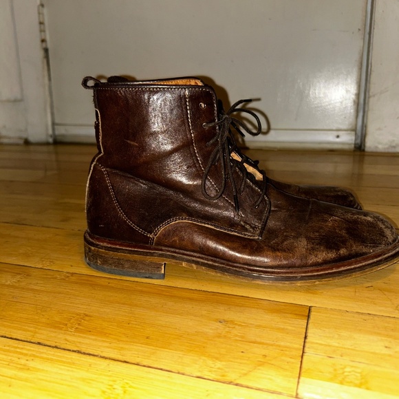 Brown leather, Shoe the Bear Copenhagen boots, Size 40 EU 7 US